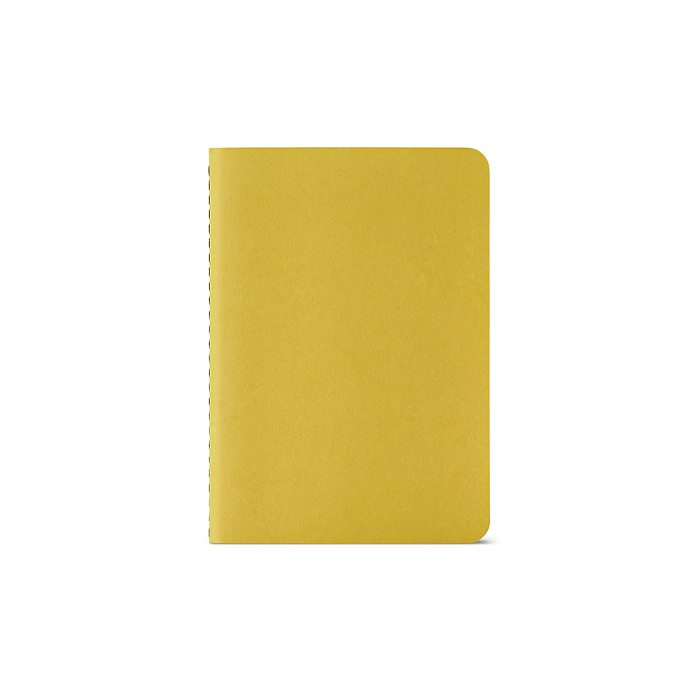 Notebook à personnaliser A6 recyclé Bronte Jaune foncé